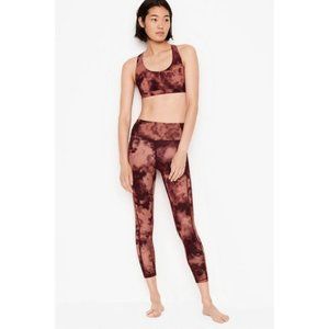 Victoria's Secret High Rise Vintage Rose Tie-dye Leggings Size 6 NWT